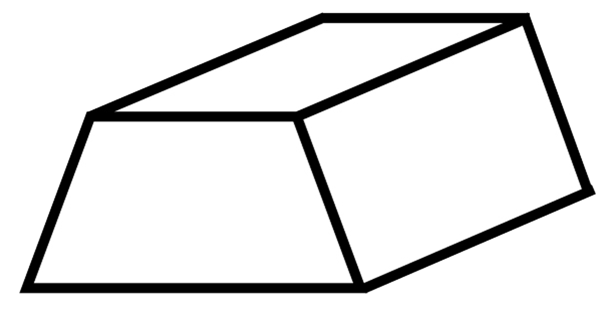 Gummi Trapezblock uni H100xB150xL150mm