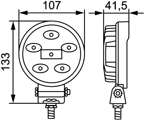 HELLA Arbeitsscheinwerfer (1G0 357 108-012)