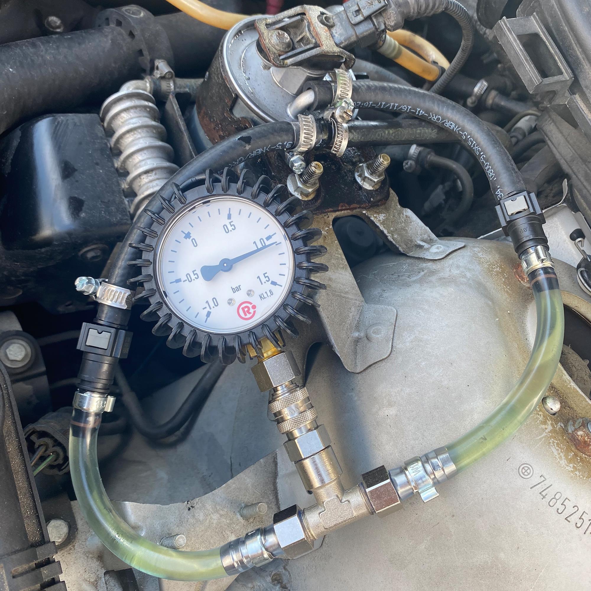 Kraftstoffdruck-Prüfwerkzeug für Diesel / Common-Rail Motoren