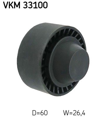 SKF Umlenk-/Führungsrolle, Keilrippenriemen (VKM 33100) SKF Umlenk-/Führungsrolle, Keilrippenriemen (VKM 33100)