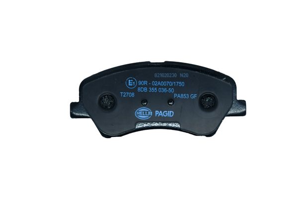 HELLA Bremsbelagsatz, Scheibenbremse (8DB 355 036-501)