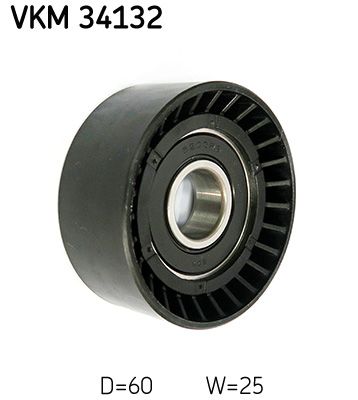 SKF Umlenk-/Führungsrolle, Keilrippenriemen (VKM 34132)