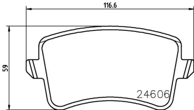 HELLA Bremsbelagsatz, Scheibenbremse (8DB 355 025-381)