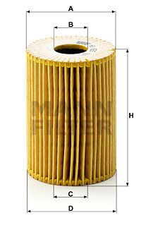 MANN-FILTER Ölfilter (HU 825 x)