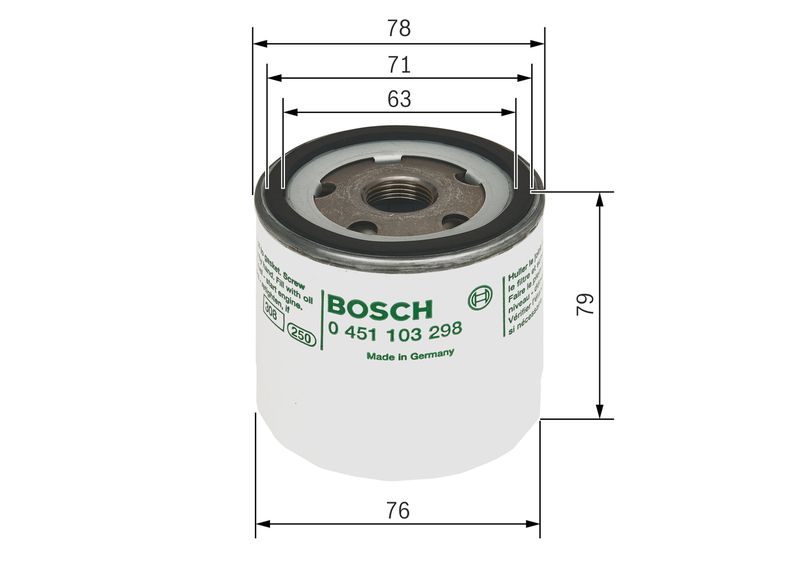 BOSCH Ölfilter (0 451 103 298) BOSCH Ölfilter (0 451 103 298)