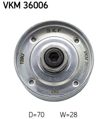 SKF Umlenk-/Führungsrolle, Keilrippenriemen (VKM 36006)