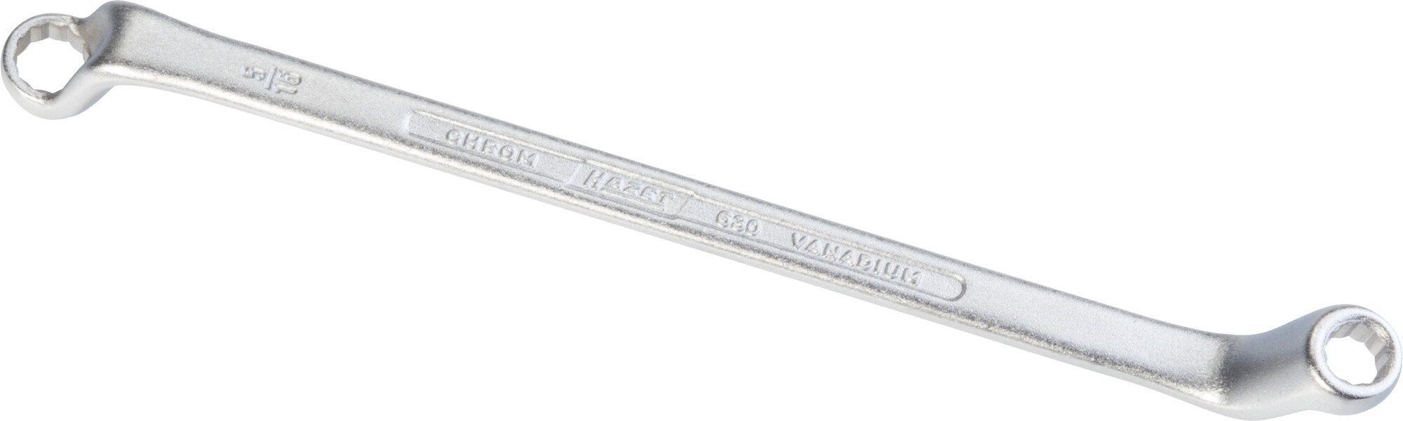 HAZET Doppel-Ringschlüssel 630A-1/4X5/16 ∙ Außen-Doppel-Sechskant Profil ∙ 1⁄4 x 5⁄16 ″
