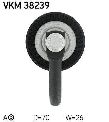SKF Spannrolle, Keilrippenriemen (VKM 38239)