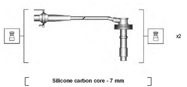 MAGNETI MARELLI Zündleitungssatz (941215240807)