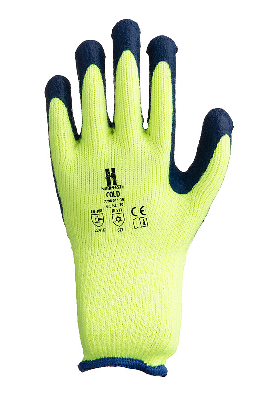 LATEX-SCHUTZHANDS. "COLD" GR.11 V12/144K (7798-011-11) | NORMFEST
