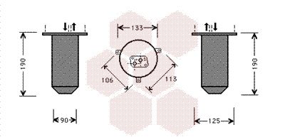 VAN WEZEL Trockner, Klimaanlage (0600D218)