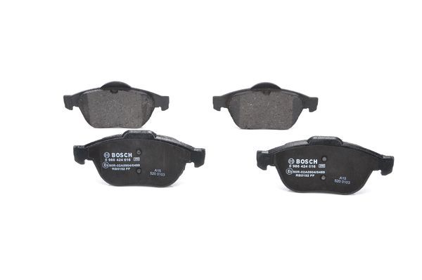 BOSCH Bremsbelagsatz, Scheibenbremse (0 986 424 616)