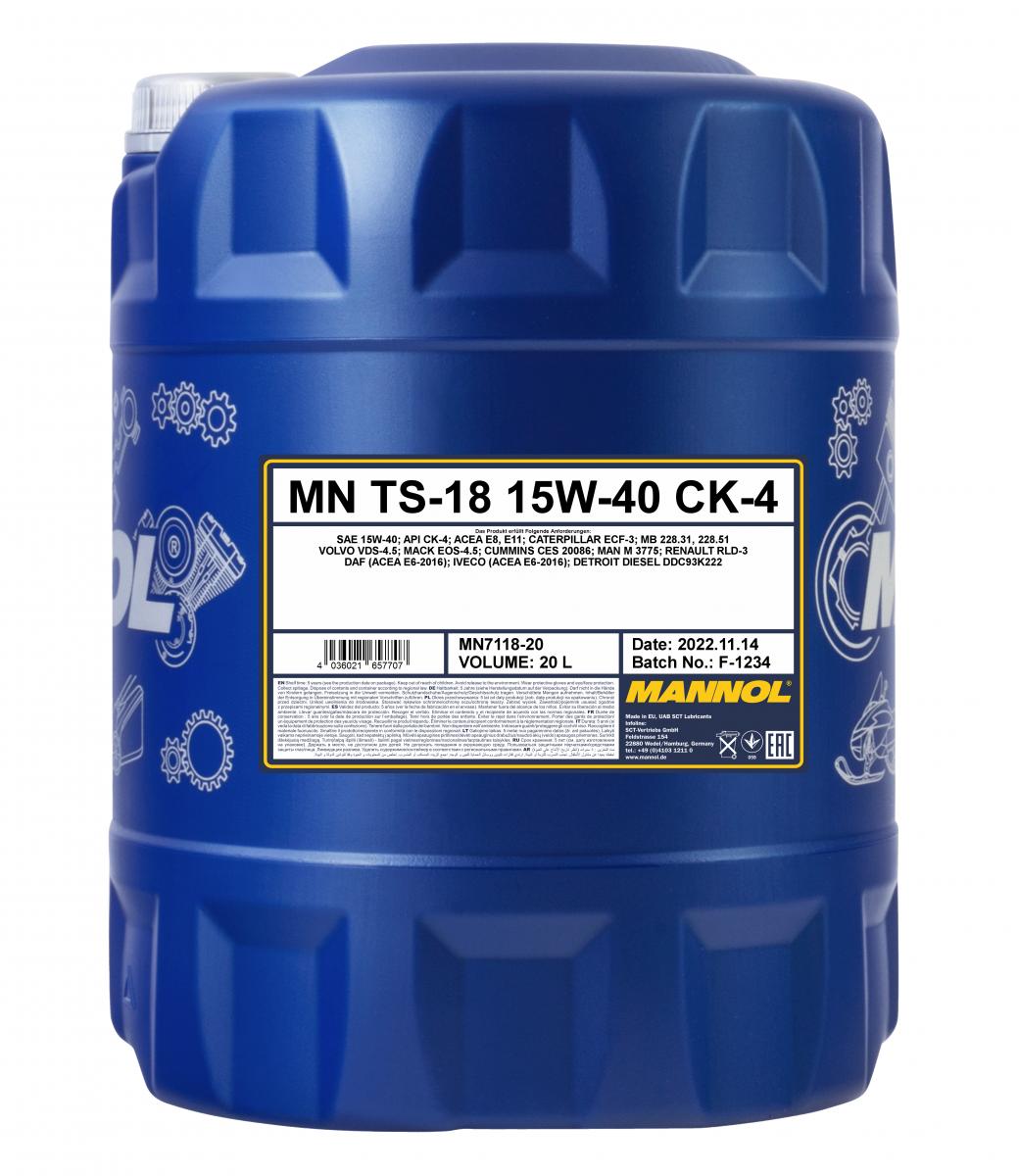 MN TS-18 15W-40 CK-4