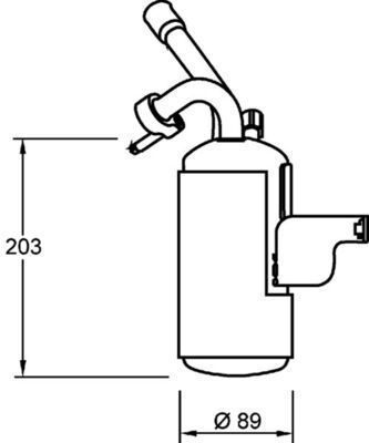 MAHLE Trockner, Klimaanlage (AD 250 000P)