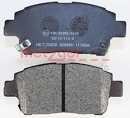 METZGER Bremsbelagsatz, Scheibenbremse (1170586) METZGER Bremsbelagsatz, Scheibenbremse (1170586)
