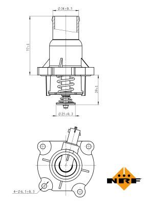 NRF Thermostat, Kühlmittel (725033) NRF Thermostat, Kühlmittel (725033)