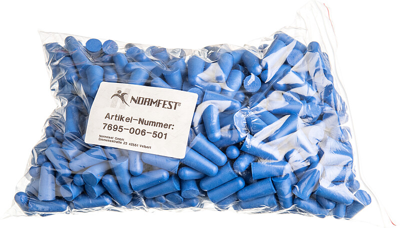 GEHÖRSCHUTZSTÖPSEL BEUTEL a  300 PAAR (7695-006-501) | NORMFEST