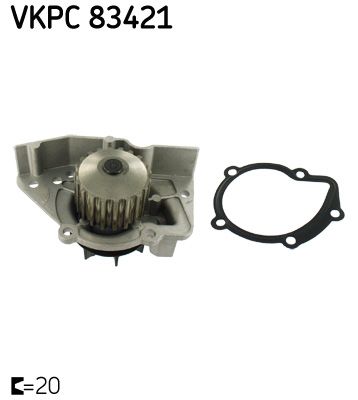SKF Wasserpumpe, Motorkühlung (VKPC 83421)