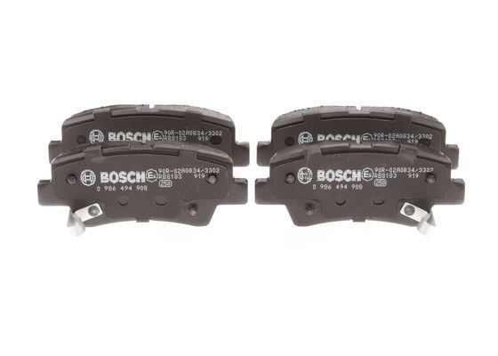 BOSCH Bremsbelagsatz, Scheibenbremse (0 986 494 908)