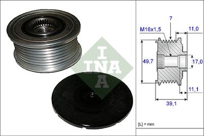 INA Generatorfreilauf (535 0084 10) 4005108326935 535 0084 10