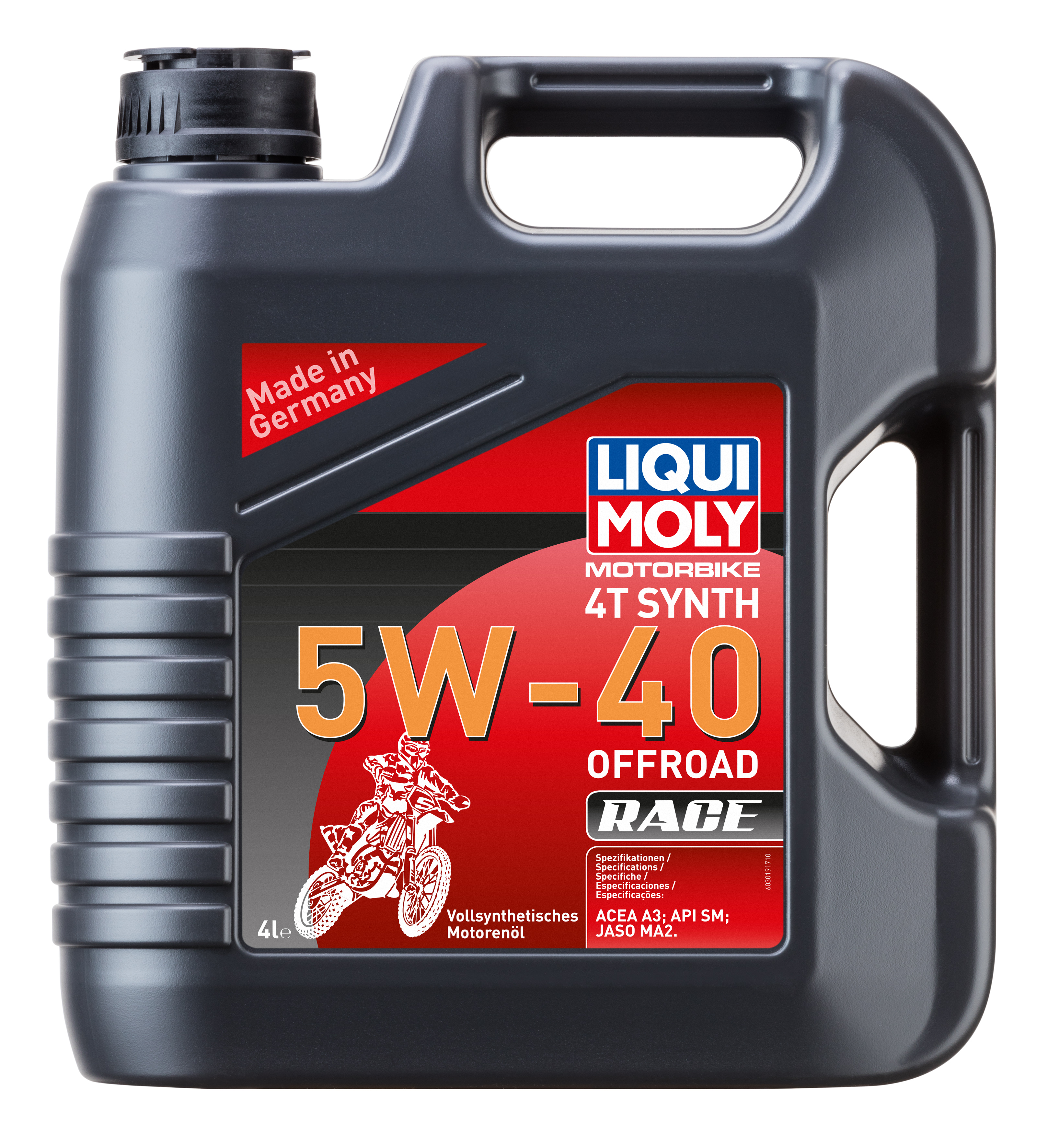 LIQUI MOLY Motorbike 4T Synth 5W-40 Offroad Race, 4 l (3019)