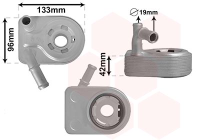 VAN WEZEL Ölkühler, Motoröl (18013709) Thumbnail