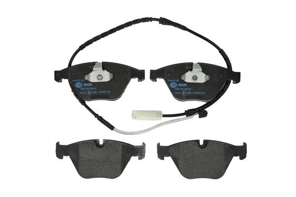 HELLA Bremsbelagsatz, Scheibenbremse (8DB 355 039-241)