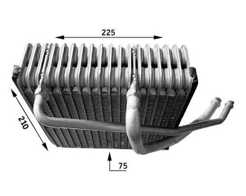 MAHLE Verdampfer, Klimaanlage (AE 44 000S)