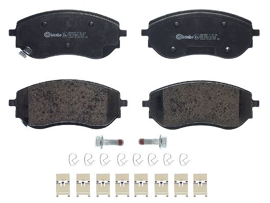 BREMBO Bremsbelagsatz, Scheibenbremse (P 50 144)