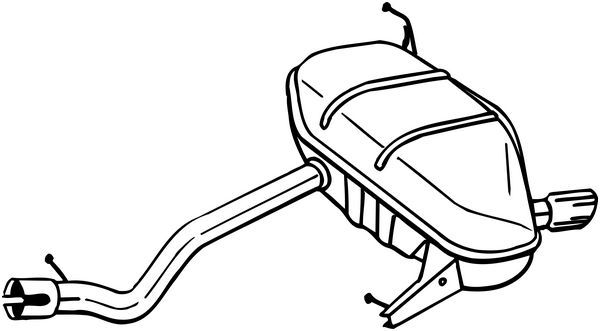 BOSAL Endschalldämpfer (247-195) Thumbnail