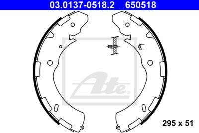 ATE Bremsbackensatz (03.0137-0518.2)