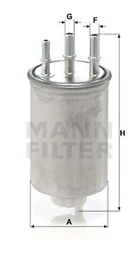MANN-FILTER Kraftstofffilter (WK 829/6)