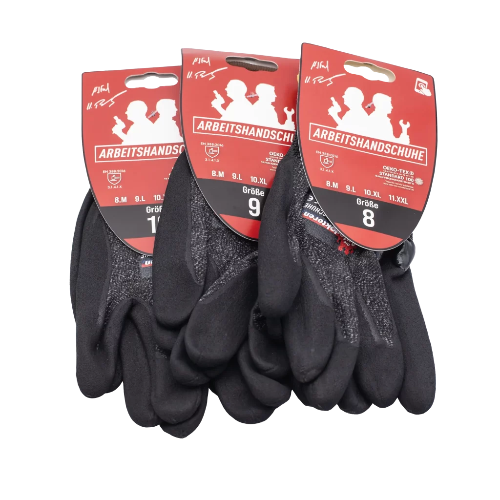 AUTODOKTOREN HANDSCHUHE (3ER-PACK) Größe 8 
