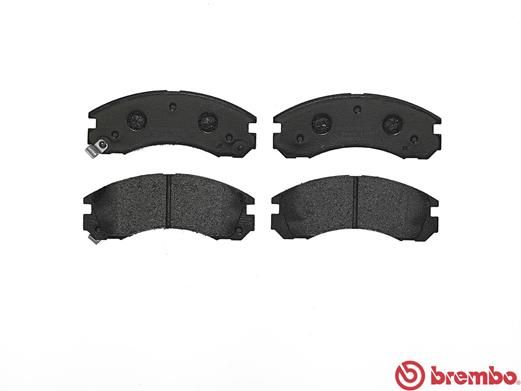 BREMBO Bremsbelagsatz, Scheibenbremse (P 54 017)