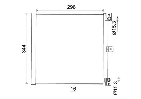 MAHLE Kondensator, Klimaanlage (AC 948 000S)