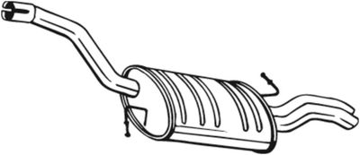BOSAL Endschalldämpfer (233-145) Thumbnail