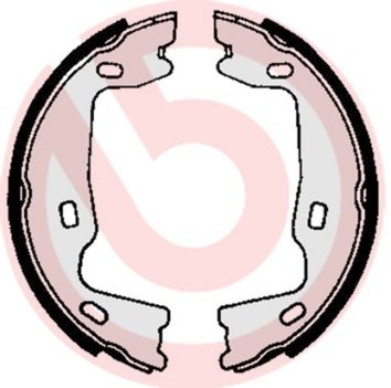 BREMBO Bremsbackensatz, Feststellbremse (S 59 521)