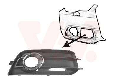 VAN WEZEL Lüftungsgitter, Stoßfänger (0301594) Thumbnail