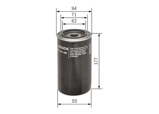 BOSCH Ölfilter (0 451 105 188)