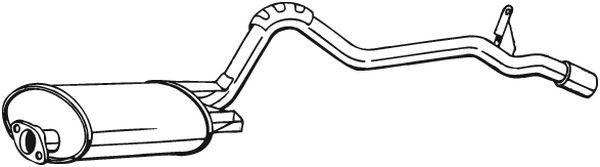 BOSAL Endschalldämpfer (283-605) Thumbnail