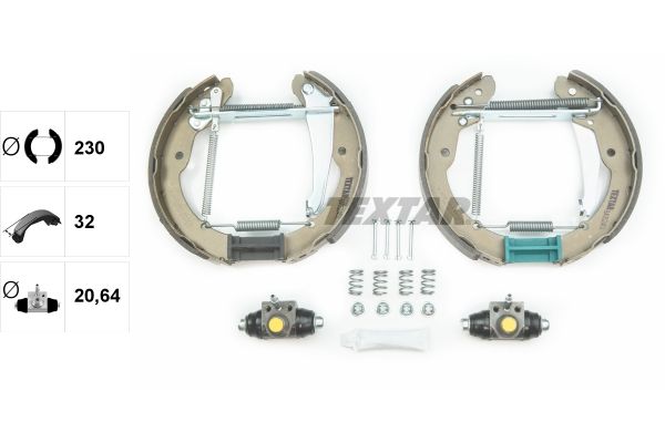 TEXTAR Bremsbackensatz (84052401)