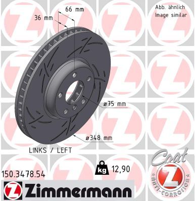 ZIMMERMANN Bremsscheibe (150.3478.54)