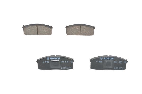 BOSCH Bremsbelagsatz, Scheibenbremse (0 986 494 530)
