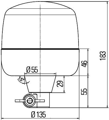 HELLA Rundumkennleuchte (2RL 010 979-011) 4082300296167 2RL 010 979-011