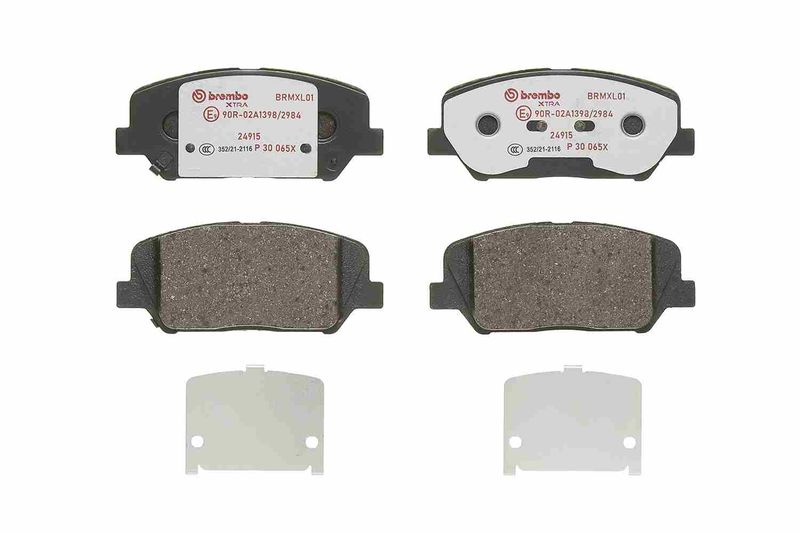 BREMBO Bremsbelagsatz, Scheibenbremse (P 30 065X)