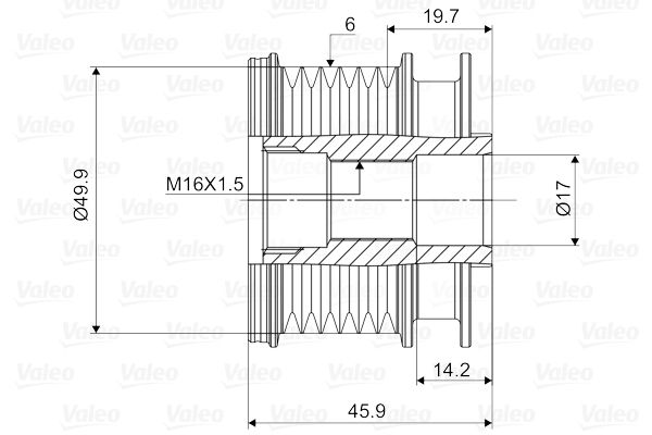 VALEO Generatorfreilauf (588031) VALEO Generatorfreilauf (588031)