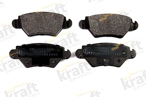 KRAFT AUTOMOTIVE Bremsbelagsatz, Scheibenbremse (6011500)