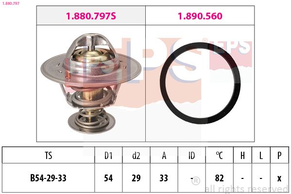 EPS Thermostat, Kühlmittel (1.880.797) Thumbnail
