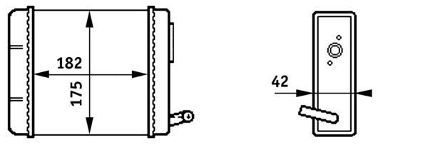 MAHLE Wärmetauscher, Innenraumheizung (AH 150 000S) Thumbnail