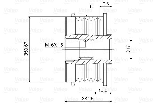 VALEO Generatorfreilauf (588028)